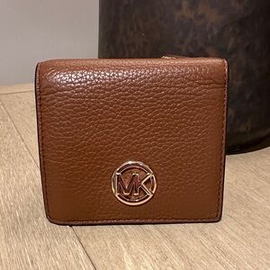 Michael Kors Tan Leather Card Holder